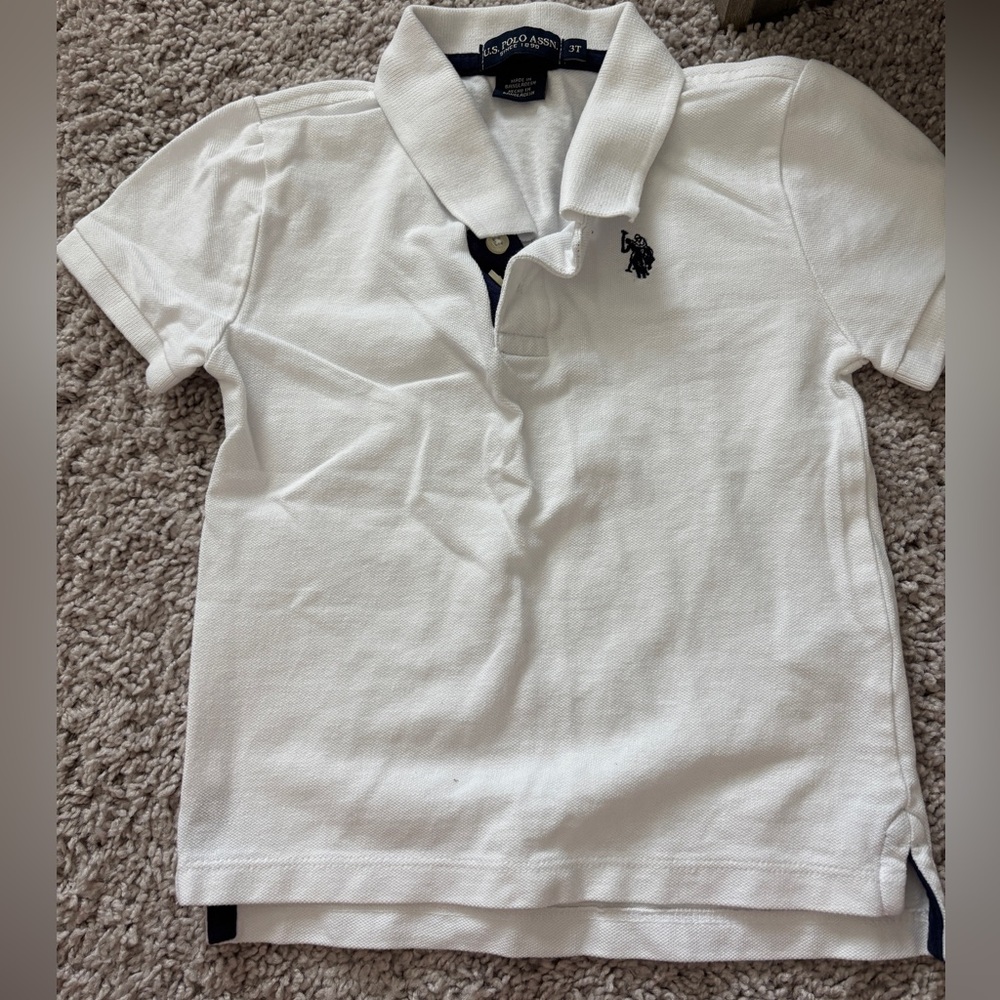 U.S. Polo Assn. White Polo Shirt Classic Design